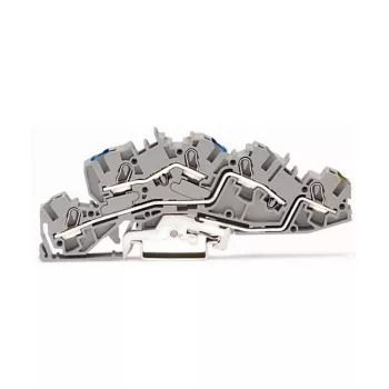 WAGO 2005-7646 Zacisk przelotowy, 3-przewodowy, 400V, 24A, 2,5mm², szary