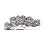 WAGO 2005-7646 Zacisk przelotowy, 3-przewodowy, 400V, 24A, 2,5mm², szary