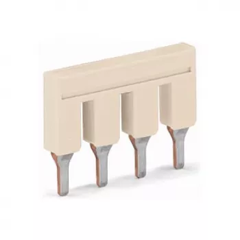 WAGO 2006-403 Przelotowy blok zaciskowy, 41 A, 6 mm², szary