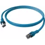 EasyLan saCon DualBoot Patch Cable S/FTP Cat.6A Niebieski 5,0m