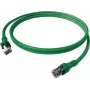 EasyLan saCon DualBoot Patch Cable S/FTP Green 1.00m Cat.6A