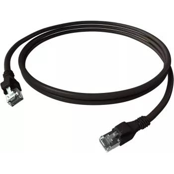 EasyLan CPP1OSASAS0020 DualBoot Push Patch Cable Cat.6A S/FTP Black 2.0m