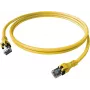 EasyLan saCon DualBoot Patch Cable S/FTP Yellow 3.00m Cat.6A
