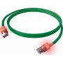 EasyLan DualBoot LED Patch Cable RJ45 S/FTP Cat.6A (Class EA) with saCon Plug - LSOH - Green - 7.5m