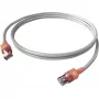 EasyLan DualBoot LED Patch Cable RJ45 S/FTP Cat.6A (Class EA) złączem saCon - LSOH - Szary - 0,5m