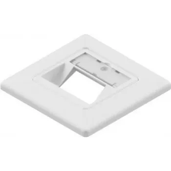 EasyLan CKVDUSL2R Keystone Module Support Frame - 2 Port - Biały - Montaż podtynkowy