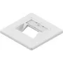 EasyLan CKVDUSL2R Keystone Module Support Frame - 2 Port - Biały - Montaż podtynkowy