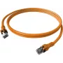 EasyLan saCon DualBoot Patch Cable S/FTP Orange 3.00m Cat.6A