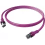 EASYLAN CPP1OVAVAV0050 DualBoot Push Patch Cable Cat.6A S/FTP Shielded Violet 5.0m