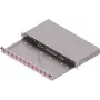 ZVK EasyLan Panel Dystrybucyjny Światłowodowy Basic LSB0B224 Klasa C 1U 12 Portów 12x LC-Duplex OM4