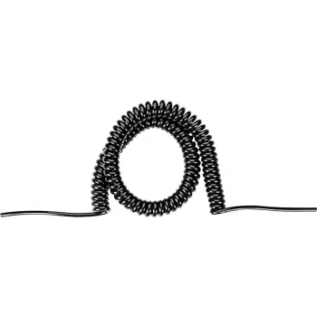 Bachmann Przewód Spiralny H05VV-F 3G1.5 Czarny Gładki Cięty - Kabel