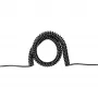 Bachmann Przewód Spiralny H05VV-F 3G1.5 Czarny Gładki Cięty - Kabel