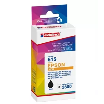 EDDING EDD-615 Czarny wkład drukujący kompatybilny z EPSON 35XL T3591XL