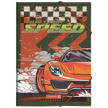 BRUNNEN Fast Wheels Dokumentowa Teczka A4 Czerwony/Zielony