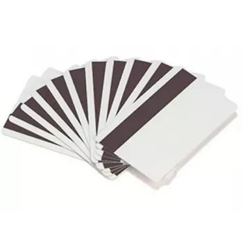 ARTDEV Blank PVC Card - 30mil 0,76mm z Nieprogramowanym Paskiem Magnetycznym Hi-Co - Biały
