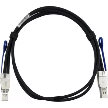 BLUEOPTICS HPE J9734AS Kompatybilny Kabel BlueLAN MiniSAS-HD, Pasywny, 4x Mini-SAS HD (SFF-8644) do 4x Mini-SAS HD (SFF-8644), AWG30, 0.5 Metra (J9734AS-BL)