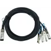 BlueOptics MCP7F00-A01AR30N Kompatybilny BlueLAN QSFP28 do 4x SFP28 Pasywny Przewód Breakout DAC, 2m, AWG26