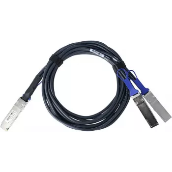 BlueLAN Kompatybilny z Mellanox MCP7H50-V01AR30 Pasywny kabel rozgałęźny 200GBASE-CR4 QSFP56 do 2x100GBASE-CR2 QSFP56 Direct Attach, 2m, AWG26