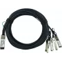 BlueOptics 100G-QSFP-4SFP-3M-BL Kompatybilny kabel DAC QSFP do 4xSFP+ 3m