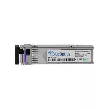 BlueOptics BO15C4931620D Kompatybilny z Synology SFP-BXD43-20KM SFP Transceiver, LC Simplex, 1000BASE-BX, 20 km