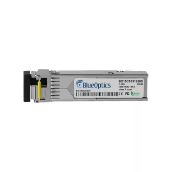 BlueOptics BO15C5531620D Kompatybilny z Synology SFP-BXD53-20KM SFP Transceiver, LC Simplex, 1000BASE-BX, 20 km