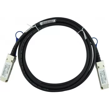 BlueOptics Compatible Amphenol NDAAFF-0003 BlueLAN SC282801L3M26 QSFP28 Direct Attach Cable, 100GBASE-CR4, Infiniband EDR, 26AWG, 3 Meter