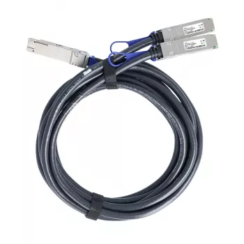 BLUELAN Kompatybilny z Mellanox MCP7H50-H002R26 Pasywny Breakout Direct Attach Cable (DAC) 200G QSFP-DD do 2x100G QSFP28 Twinaxial Copper 2m
