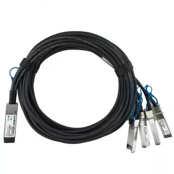 BlueOptics IBM EB4P BlueLAN Passive 100GBASE-CR4 QSFP28 do 4x25GBASE-CR SFP28 Direct Attach Breakout Cable, 2m
