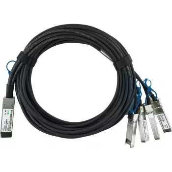 BlueOptics Fortinet FN-CABLE-QSFP28-4SFP28-2 BlueLAN Pasywny kabel rozgałęźny Direct Attach 100GBASE-CR4 QSFP28 do 4x 25GBASE-CR SFP28, 2m