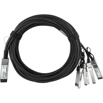 BlueLAN 40G-DACP-QSFP4SFP1M-BL QSFP+ do 4x SFP+ Pasywny Przewód Miedziany Direct Attach Breakout, 1m