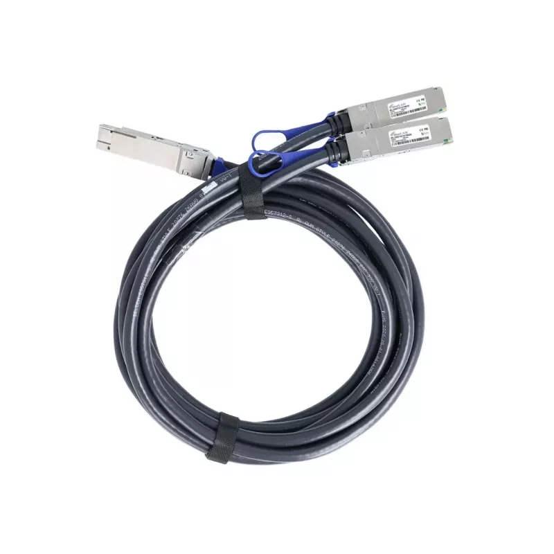 BlueLAN FN-CABLE-QSFPDD-2QSFP56-L1-BL 400G DAC Breakout Cable QSFP-DD do 2x QSFP56, 1m