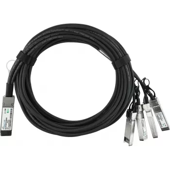 BlueLAN Kompatybilny z Lenovo A1DM Pasywny kabel rozgałęźny 40GBASE-CR4 QSFP do 4x10GBASE-CR SFP+ Direct Attach, 3 metry, AWG30 (A1DM-BL)