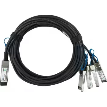 BlueLAN Compatible NVIDIA 980-9I645-00C001 Passive 100GBASE-CR4 QSFP28 to 4x25GBASE-CR SFP28 Direct Attach Breakout Cable, 1m, AWG26