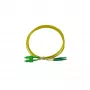BlueOptics Duplex Fibre Optic Patch Cable LC-APC/SC-APC Singlemode OS2 2 Metres