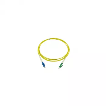 BlueOptics Simplex Fibre Optic Patch Cable LC-UPC/LC-APC Single Mode OS2 5m Yellow
