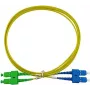 BlueOptics Duplex Fiber Optic Patch Cable SC-UPC to SC-APC Singlemode OS2 2 Meter