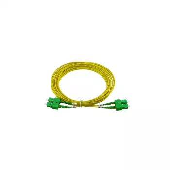 BlueOptics Duplex Fibre Optic Patch Cable SC-APC/SC-APC Singlemode 3 Metres