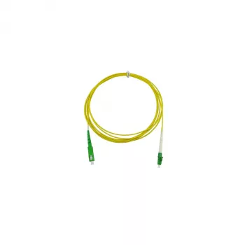 BlueOptics Simplex Fiber Optic Patch Cable LC/APC to SC/APC Singlemode OS2 30m Yellow