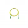BlueOptics Simplex Fibre Optic Patch Cable LC/APC to SC/APC Single Mode OS2 0.5m Yellow