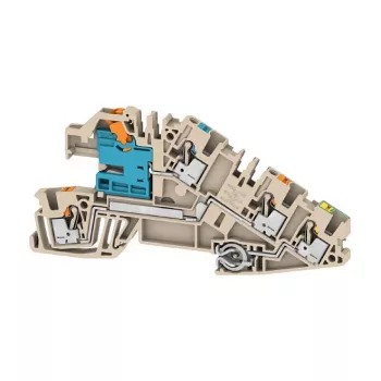 Weidmüller AITB 2.5 BB NDT-L-PE Zacisk instalacyjny, 3-poziomowy, połączenie śrubowe, 2,5 mm², beżowy, 2668950000