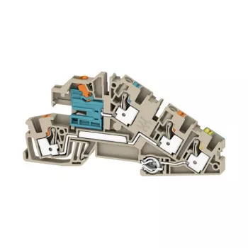 Weidmüller AITB 4 BB NDT-L-PE Zacisk instalacyjny, PUSH IN, 4 mm², szary