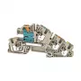 Weidmüller AITB 4 BB NDT-L-PE Zacisk instalacyjny, PUSH IN, 4 mm², szary