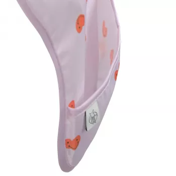 Lassig Zestaw śliniaków wodoodpornych 6m+ Happy Rascals Heart Lavender