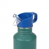 Butelka ze stali nierdzewnej Lassig z ustnikiem i uchwytem 500 ml Little Gang Rainbow Green