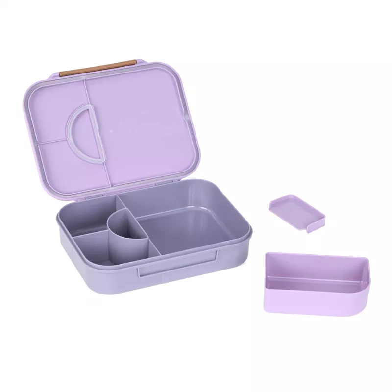 Lassig Bento 12100157012 Little Gang Heart Purple Bento Box
