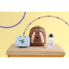 Butelka do picia LASSIG Tritan 420 ml Tiny Team Dog Mint/Blue