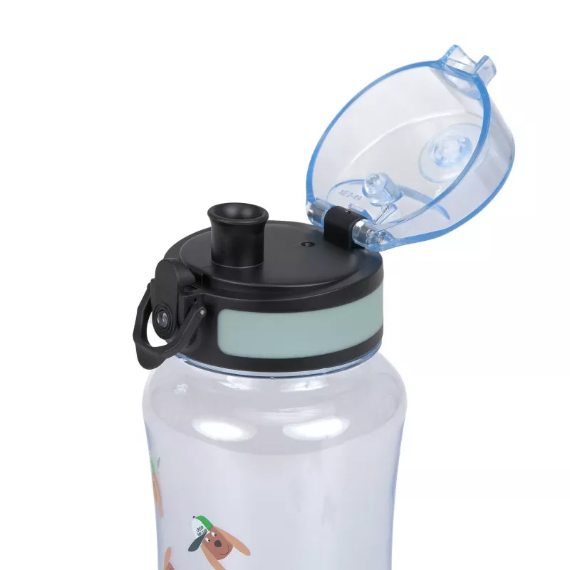 Butelka do picia LASSIG Tritan 420 ml Tiny Team Dog Mint/Blue