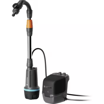 Gardena 14605-20 Bezprzewodowa Pompa do Beczki na Deszczówkę 2400 ComfortAutomatic 18V P4A Zestaw Gotowy do Użycia
