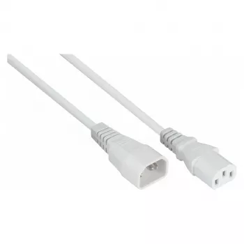 KABELMEISTER IEC C14 do C13 Przedłużacz zasilający 1m Biały