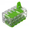 WAGO 221-430 COMPACT 2-Conductor Connector, 0.2-4 mm², 15 szt., Green Range